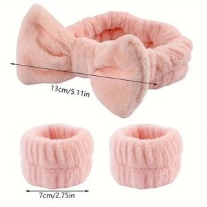 Headband & Wrist Towel Bands for facial cleansing routine!
